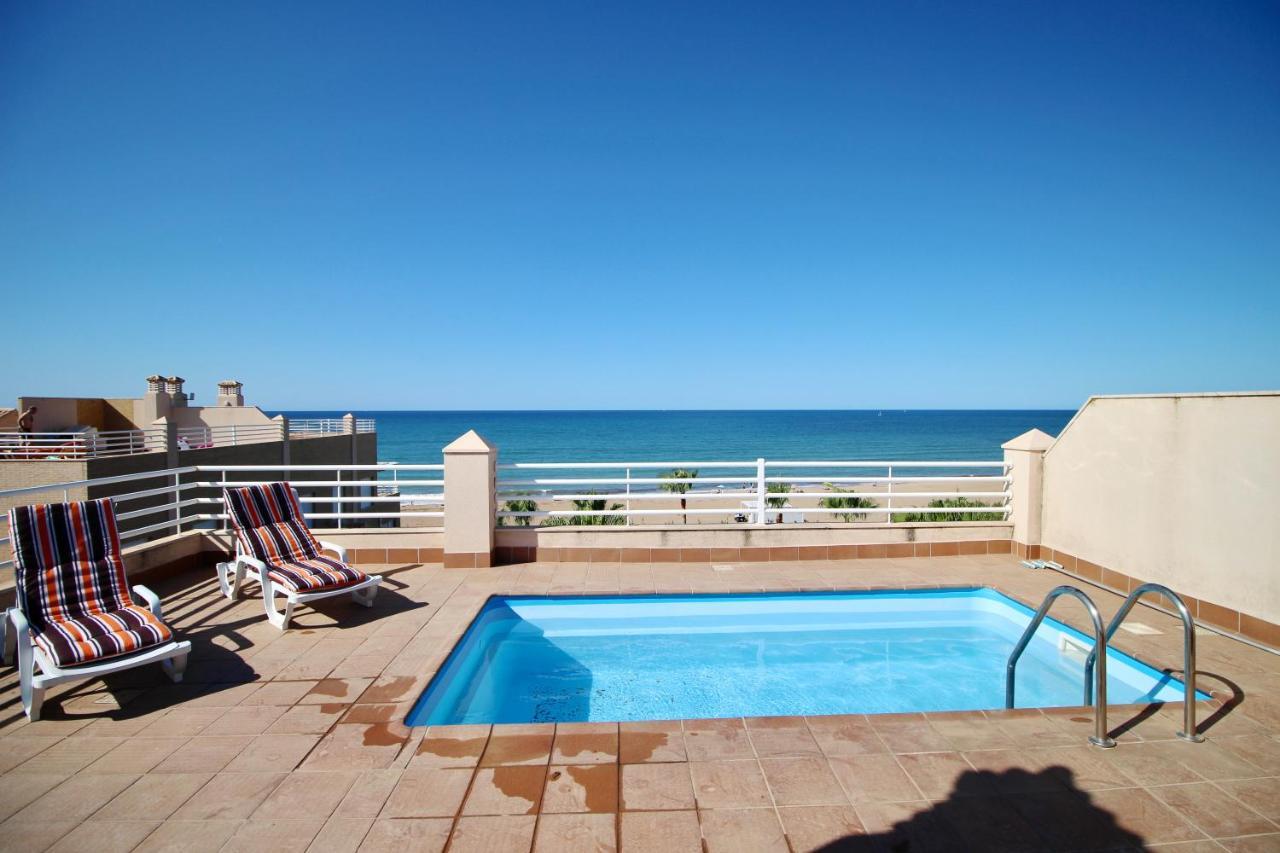 Atico Con Piscina Privada En Primera Linea Apartment เดเนีย ห้อง รูปภาพ
