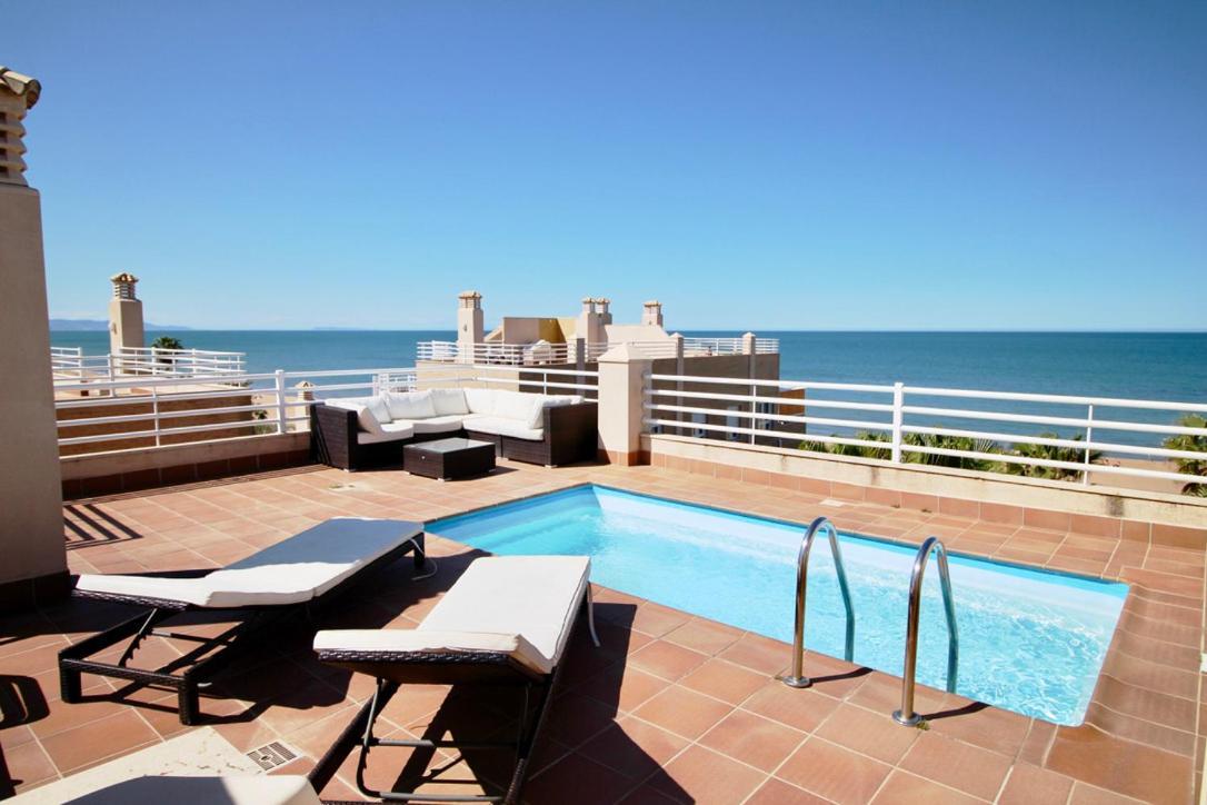 Atico Con Piscina Privada En Primera Linea Apartment เดเนีย ภายนอก รูปภาพ