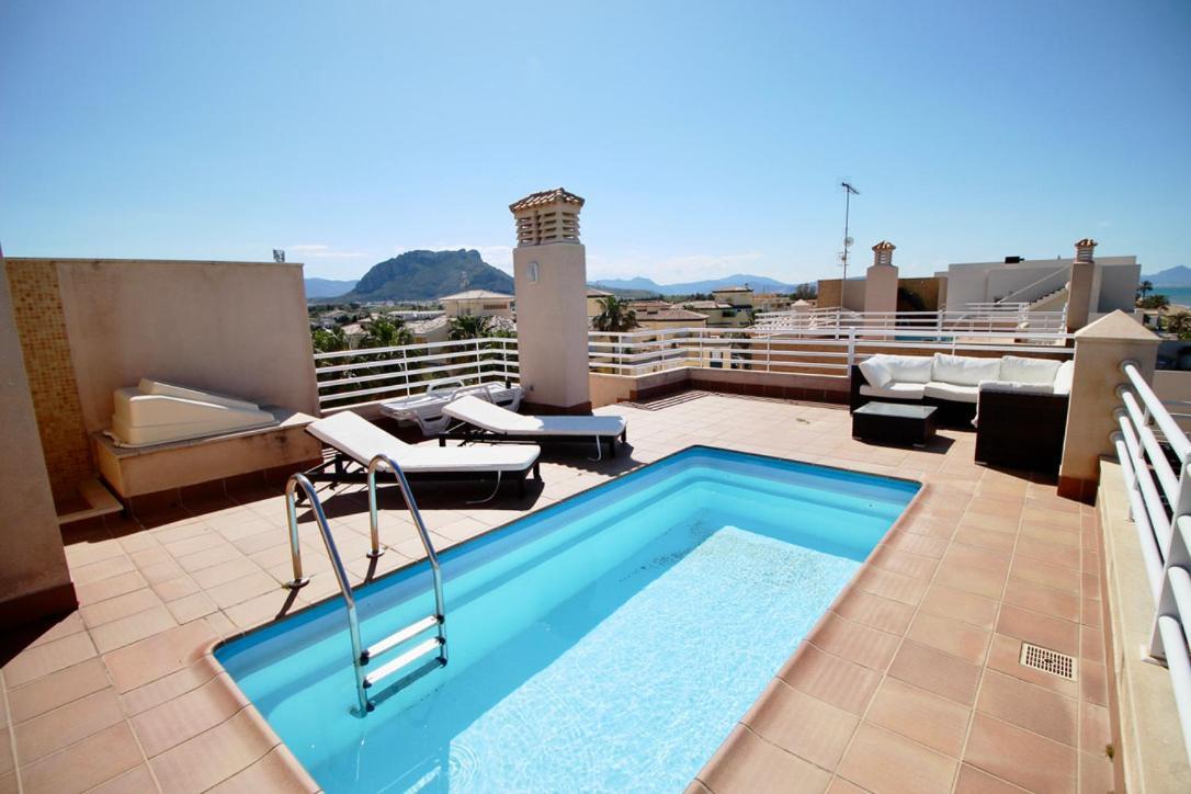 Atico Con Piscina Privada En Primera Linea Apartment เดเนีย ภายนอก รูปภาพ