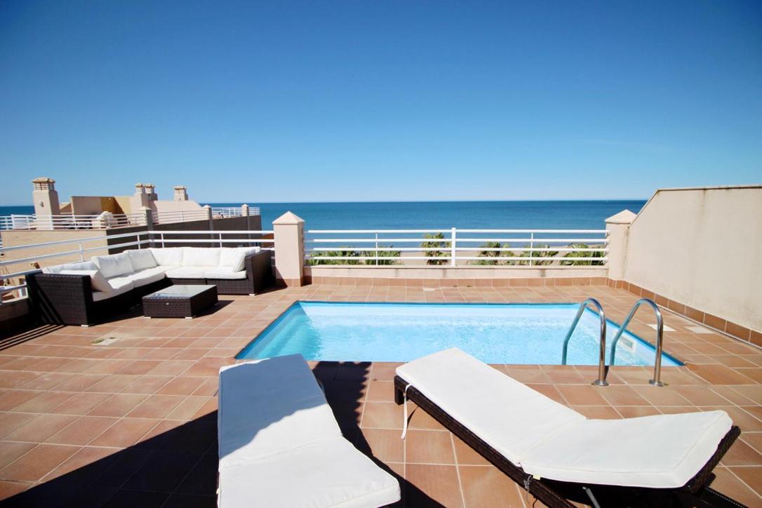 Atico Con Piscina Privada En Primera Linea Apartment เดเนีย ภายนอก รูปภาพ