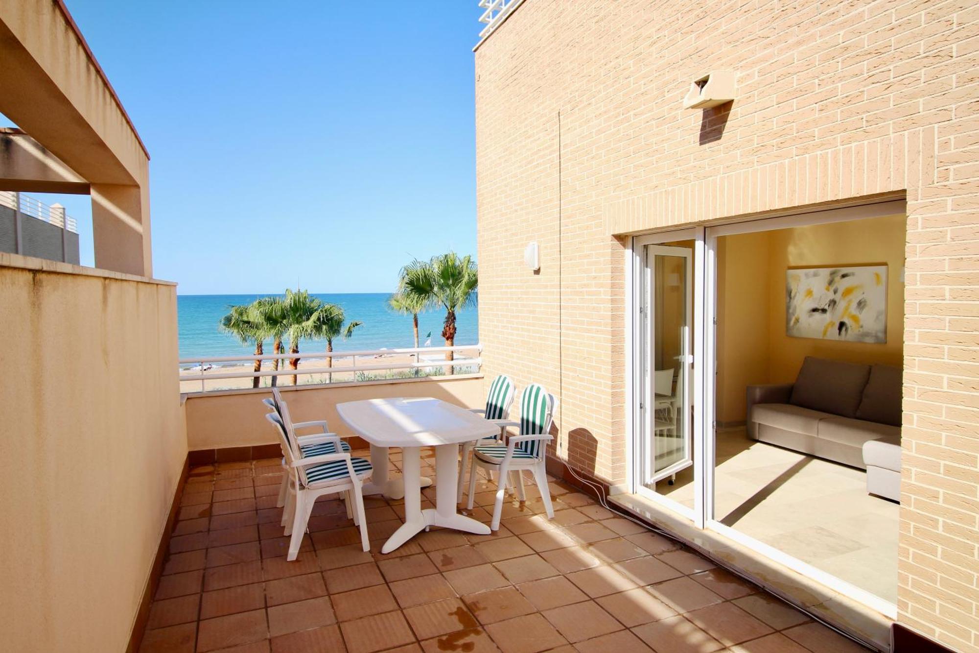 Atico Con Piscina Privada En Primera Linea Apartment เดเนีย ห้อง รูปภาพ
