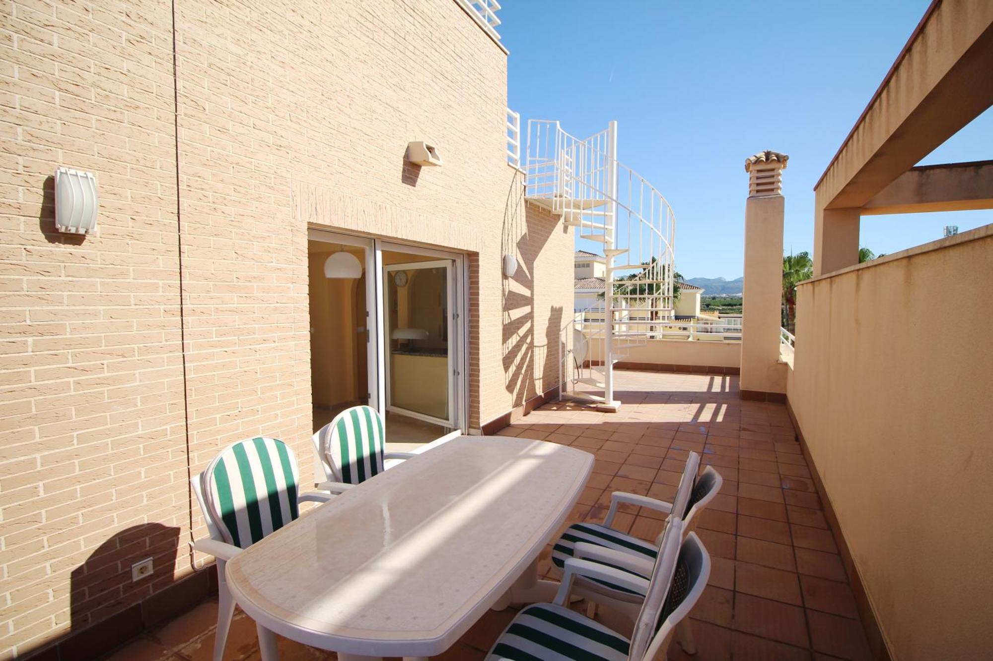 Atico Con Piscina Privada En Primera Linea Apartment เดเนีย ห้อง รูปภาพ